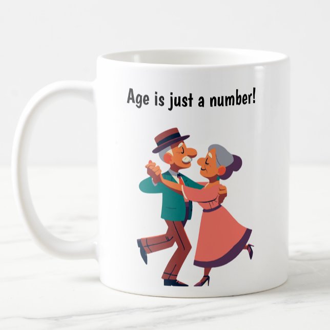 Young-at-Heart Senior Citizens Dancing Kaffeetasse (Von Creator hochgeladen)
