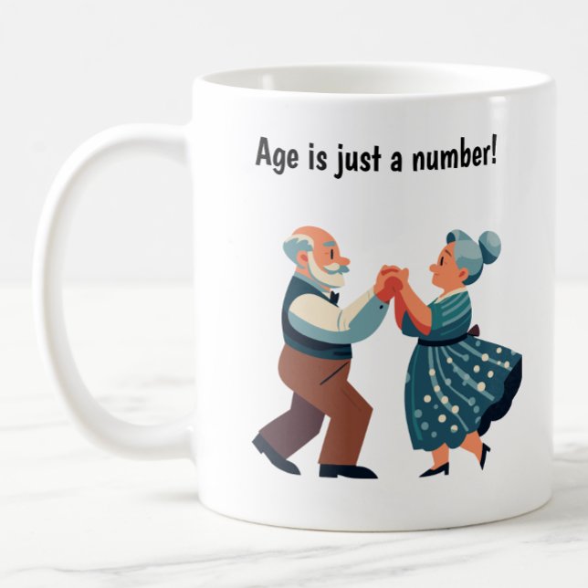 Young-at-Heart Senior Citizens Dancing Kaffeetasse (Von Creator hochgeladen)
