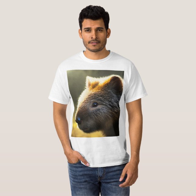 Young Australian Wombat, Value Tshirt (Vorne ganz)
