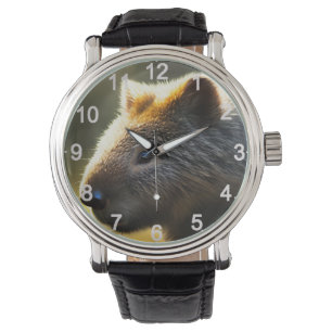 Young Australian Wombat, Wrist Watch Armbanduhr