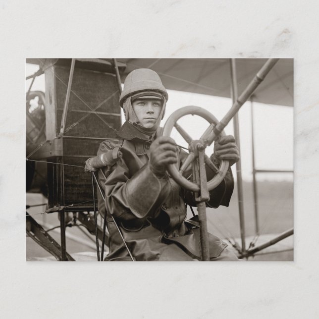 Young Aviator, 1912 Postkarte (Vorderseite)