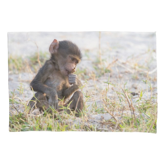 Young Baboon Kissenbezug (Vorderseite)