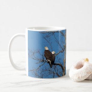 Young Bald Eagle Couple Kaffeetasse