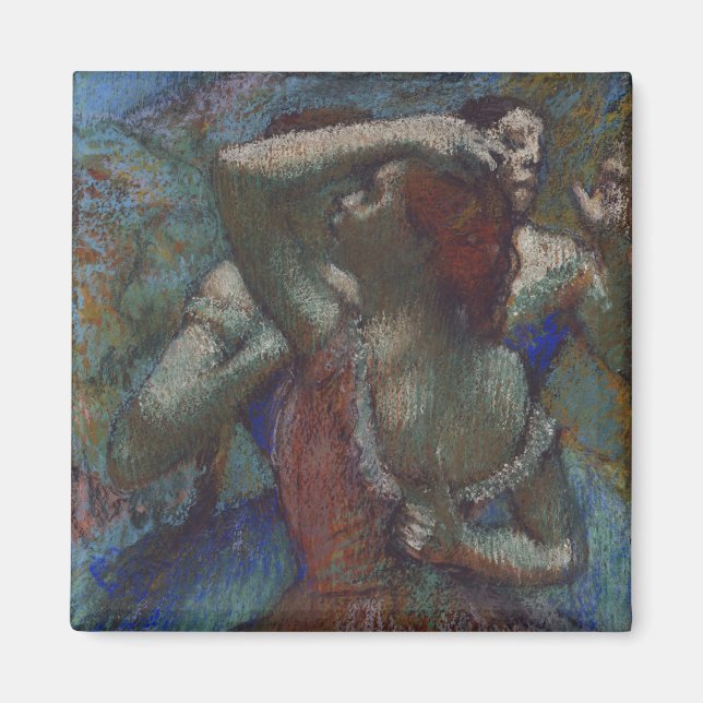 Young Ballet Dancers (Ballerinas) (von Edgar Degas Magnet (Vorne)
