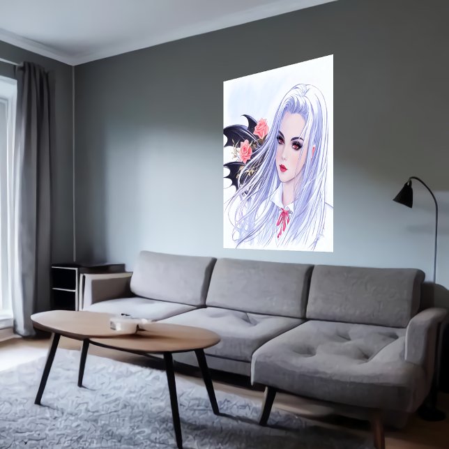 Young beautiful lady | AI Art Poster (Von Creator hochgeladen)