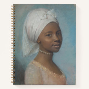 Young Black Woman Notizbuch