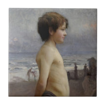 Young Boy at the Beach (von Jules Bastien-Lepage)