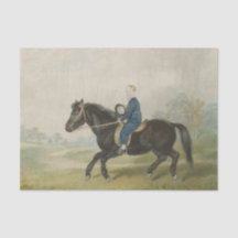 Young Boy Riding a Pony (von Penry Williams)