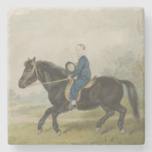 Young Boy Riding a Pony (von Penry Williams)