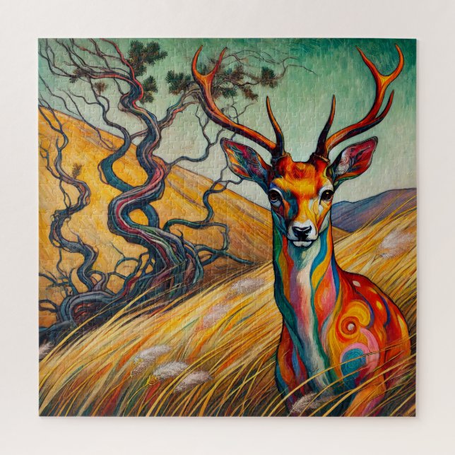 Young Buck 600 Piece Puzzle (Vertikal)