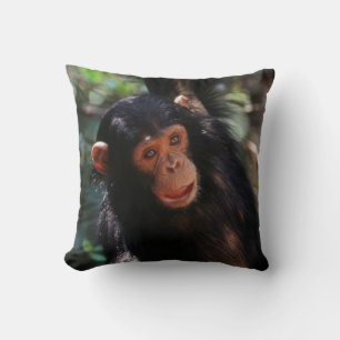 Young Chimpanzee Kissen
