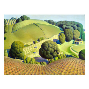 Young Corn von Grant Wood Fotodruck