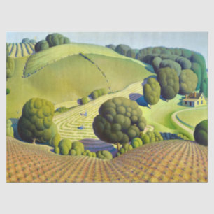 Young Corn von Grant Wood Seidenpapier