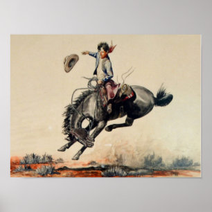 „Young Cowboy“ von Will James Poster