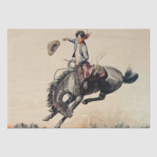 „Young Cowboy“ von Will James Seidenpapier