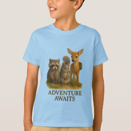 Young Critters Club T-Shirt #1 - "Adventure Awaits