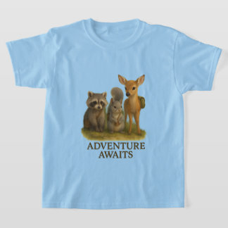Young Critters Club T-Shirt #1 - "Adventure Awaits