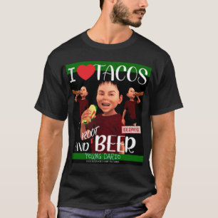 Young Dario - I Liebe Tacos und Root Beer T-Shirt