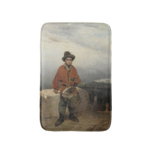 Young Drummer Boy (von Gerolamo Induno) Badematte