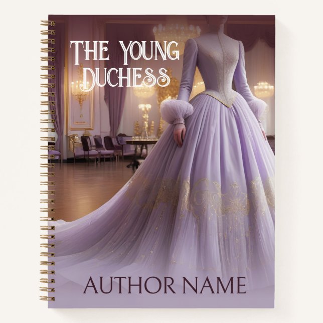 Young Duchess Book Cover Inspiration Notebook Notizbuch (Vorderseite)