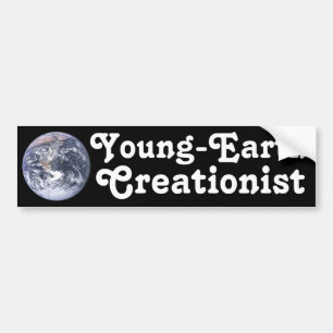 Young-Earth-Kreationist Autoaufkleber