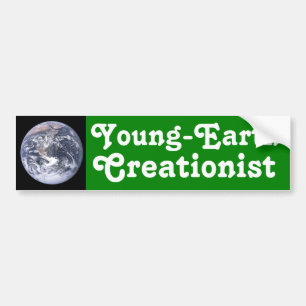 Young-Earth-Kreationist Autoaufkleber
