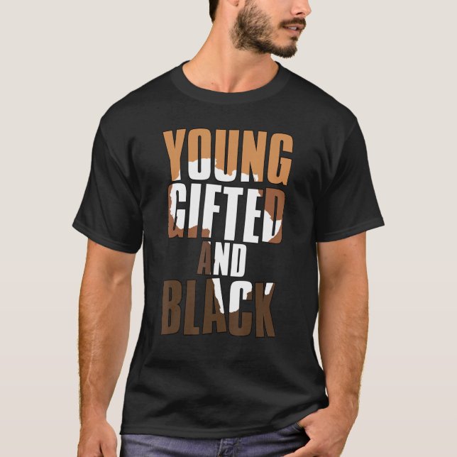 Young ed And Black Girl  Melanin Queen Girls Kids T-Shirt (Vorderseite)