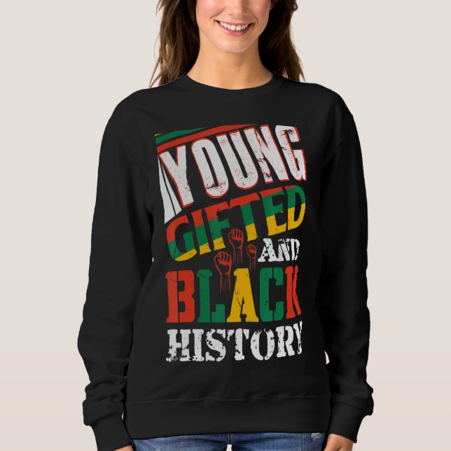 Young Ed and Black History Sweatshirt (Vorderseite)