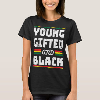 Young ed Black Girl Magic und Black History T-Shirt