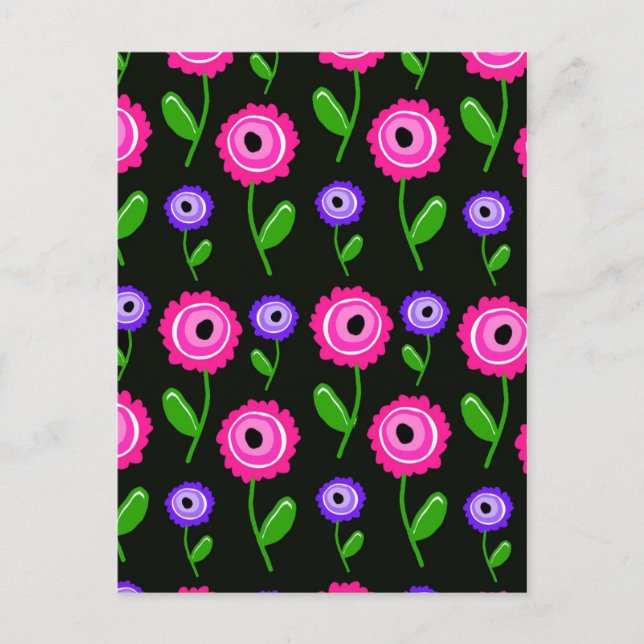 Young Florals Postkarte (Vorderseite)