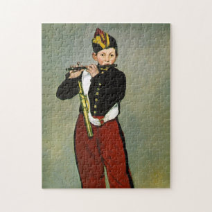 Young Flutist Fifer Manet Impressionist Malerei Puzzle