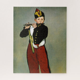 Young Flutist Fifer Manet Impressionist Malerei Puzzle