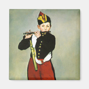 Young Flutist oder der Fifer Edouard Manet Magnet
