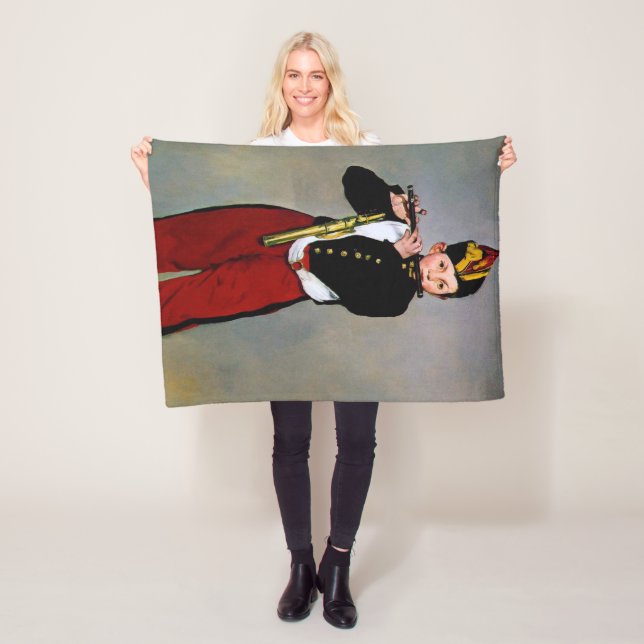 Young Flutist, The Fifer, Edouard Manet, 1866 Fleecedecke (Beispiel)