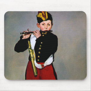 Young Flutist, The Fifer, Edouard Manet, 1866 Mousepad