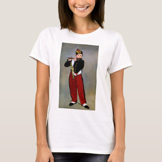 Young Flutist, The Fifer, Edouard Manet, 1866 T-Shirt (Vorderseite)