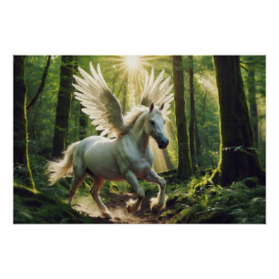 Young Forest Pegasus Poster