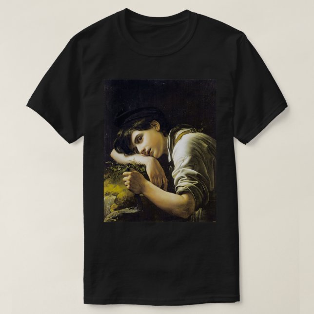 Young Gardener 1817 von Orest Adamovich Kiprensky T-Shirt (Design vorne)