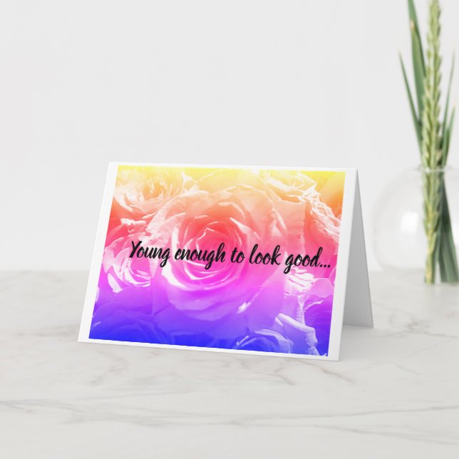 Young genug Card Karte (Vorderseite)