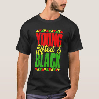 Young Gifted & Black History Apparel, African Men  T-Shirt