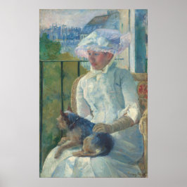 Young Girl at Window, Mary Cassatt Fine Art Poster