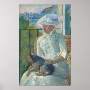 Young Girl at Window, Mary Cassatt Fine Art Poster