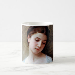 Young Girl, Bouguereau Kaffeetasse