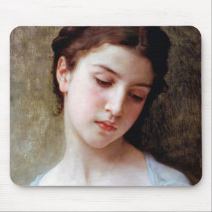 Young Girl, Bouguereau Mousepad