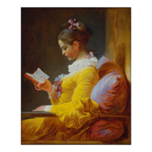 Young Girl Reading von Jean-Honore Fragonard Poster