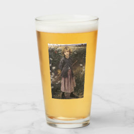 Young Girl Walking Under Blume (Bastien-Lepage) Glas