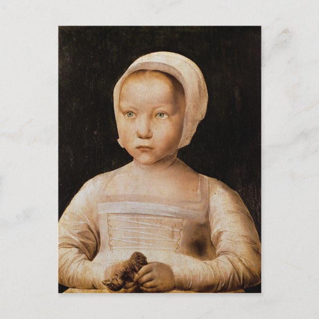 Young Girl with a Dead Bird, c.1500-25 Postkarte (Vorderseite)
