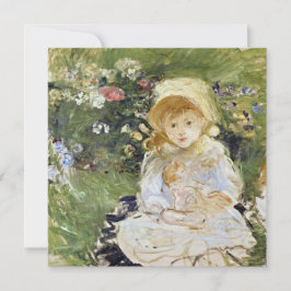 Young Girl with a Doll (von Berthe Morisot) Karte