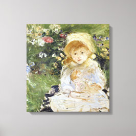 Young Girl with a Doll (von Berthe Morisot) Leinwanddruck