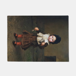 Young Girl with a Empty Cup (Ludwig Knaus) Fußmatte